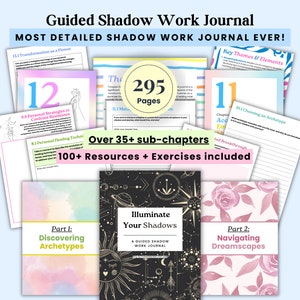 Shadow Work for Beginners, Shadow Work Journal Prompts, Shadow Work exercise, Trauma Healing Therapy, Shadow Work worksheet, Inner Child PDF