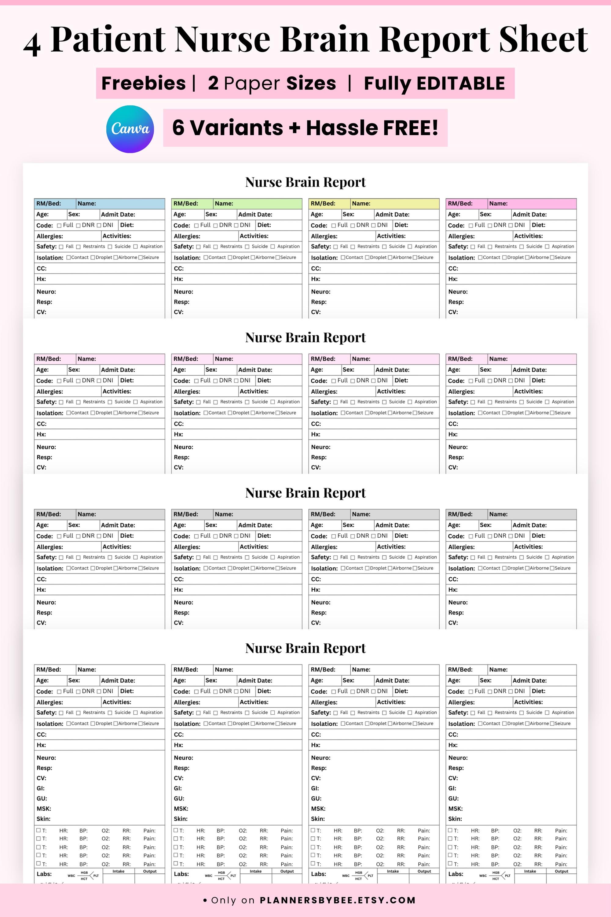 neuro-check-sheets-etsy