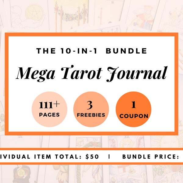 Tarot Journal Printable - Etsy