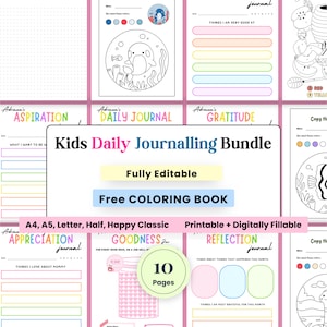 Gratitude Editable Kids Daily Planner, Kids Schedule Printable, Schedule for Kid, Editable Kids Routine Chart, Homeschool Schedule Template