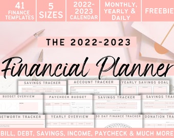 Finance Planner, Budget Template, Bi-Weekly Budget, Monthly Budget, Classic Happy Planner Budget Planner, Monthly Budget Tracker Printable