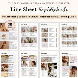 Product Linesheet Catalog Template Canva Wholesale Catalog Templates Catalog Template Canva Product Catalogue Line Sheet Template Business