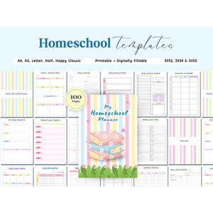 Homeschool Planner, Printable Homeschool, Lesson Planner, Academic Homeschool Schedule, Homeschool Mom, Homework Student Planner Resources