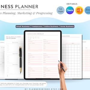 Business Planner Printable, Business Planner PDF, Business Planning, Business Planner, Business Bundle, 2025 Business, Small Business Plan