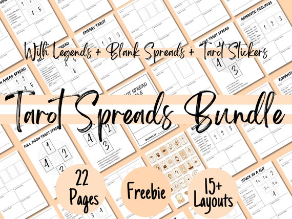 Best Tarot Workbook, Tarot Spreads, Tarot, Book of Shadows, Tarot