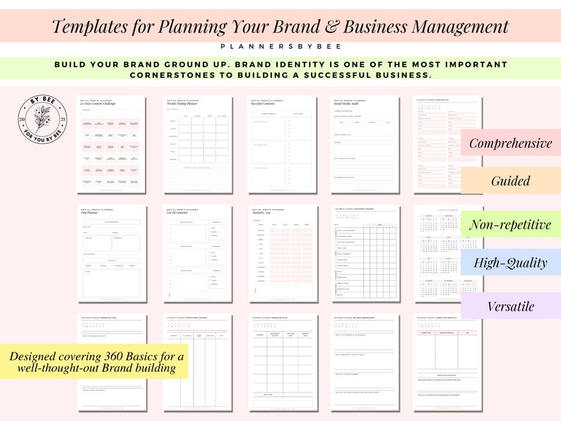 Etsy Business Planner Business Templates Printable Small - Etsy