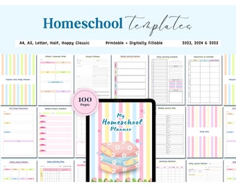 Homeschool Planner, Printable Homeschool, Lesson Planner, Academic Homeschool Schedule, Homeschool Mom, Homework Student Planner Resources