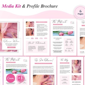 Media kit template, media kit influencer, media kit canva, media kit speaker, media kit travel media kit template canva media kit influencer