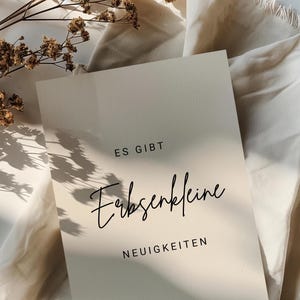Karte Es gibt Erbsenkleine Neuigkeiten | Karte Schwangerschaft |  Ankündigung Schwangerschaft | Baby | Ankündigung