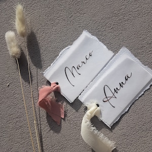Tischkarten Hochzeit, Namenskarte, Namensschild, Tischkarte, Hochzeit