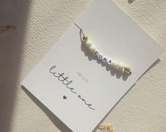 Karte zur Geburt | Baby |  Grußkarte | Geschenk zur Geburt | personalisiert | Geschenkidee fürs Baby | Geschenkidee