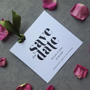 Save the Date I Hochzeit I Save the Date Karte I Hochzeitskarte I Save the Date Einladung I Save the Date Verkündung I