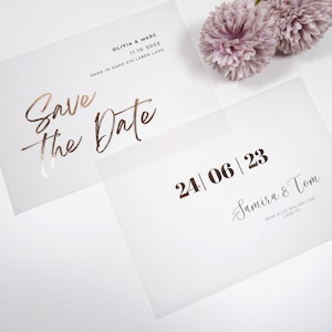 Wedding Foil Save the Date I Save the Date I Hochzeit I Save the Date Karte I Hochzeitskarte I Save the Date Einladung I