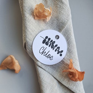 Tischkarten Hochzeit I Tischkarten personalisiert I rund Tischkarten mit Namen I perfekt frür alle Anlässe