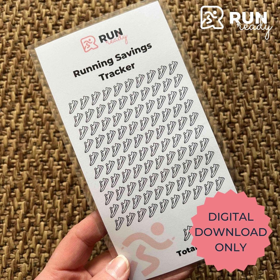 Digital Download Running Tracker | Running Tracker | Savings Tracker ...