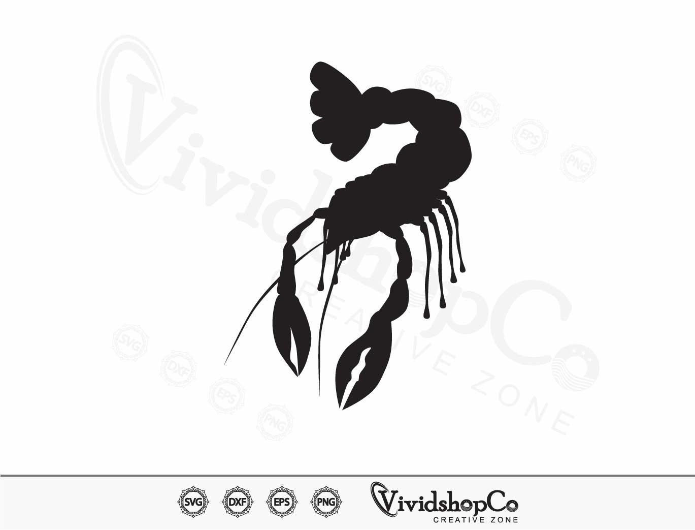 Crawfish Svg Clipart Cut Files for Silhouette Files for - Etsy India