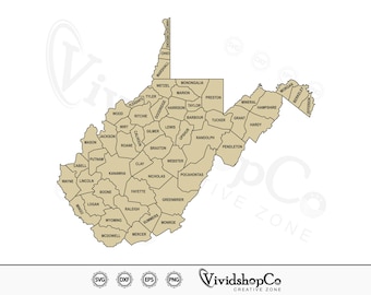 West Virginia #2 svg, West Virginia State, West Virginia Home svg, Vector, Silhouette, Cricut, Clipart, Cut files, Png, Dxf, T-shirt design