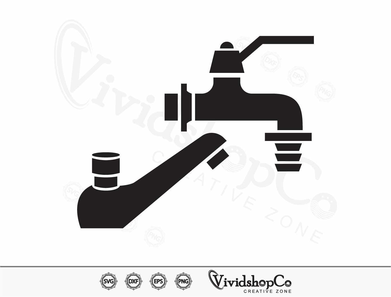 Svg Faucet Pattern Water Faucet Svg, Faucet Svg, Water Tap Svg, Dripping Faucet Svg ...