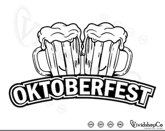 Oktoberfest svg, Imágenes Prediseñadas, Archivos cortados para silueta, Archivos para Cricut, Vector, dxf, png, Diseño