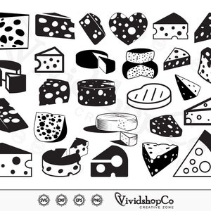 Cheese SVG, Cheese slice svg, Clipart, Cut Files for Silhouette, Files for Cricut, Vector, dxf, png, Design