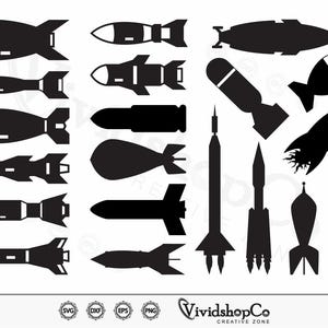 Missile SVG, Missile Logo svg, War svg, Rocket Missile svg, Vector, Silhouette, Cricut, Clipart, Cuttable Design, Png, Dxf, T-shirt design