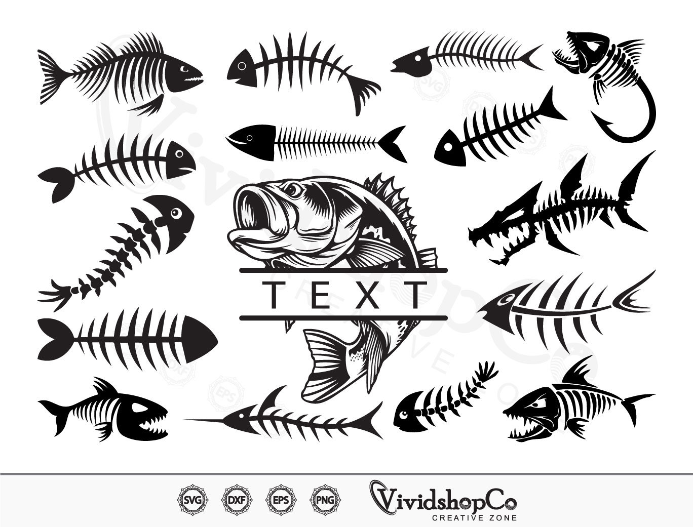 Clipart Fish Bones Restaurant