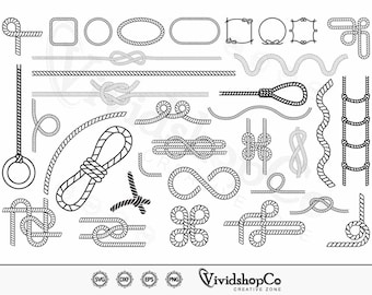 Rope SVG Bundle, Rope PNG Bundle, Rope SVG Cut Files for Cricut, Rope ...