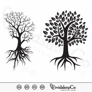 Tree With Roots SVG / Roots Svg / Family Tree Svg / Cut Files / Cricut ...