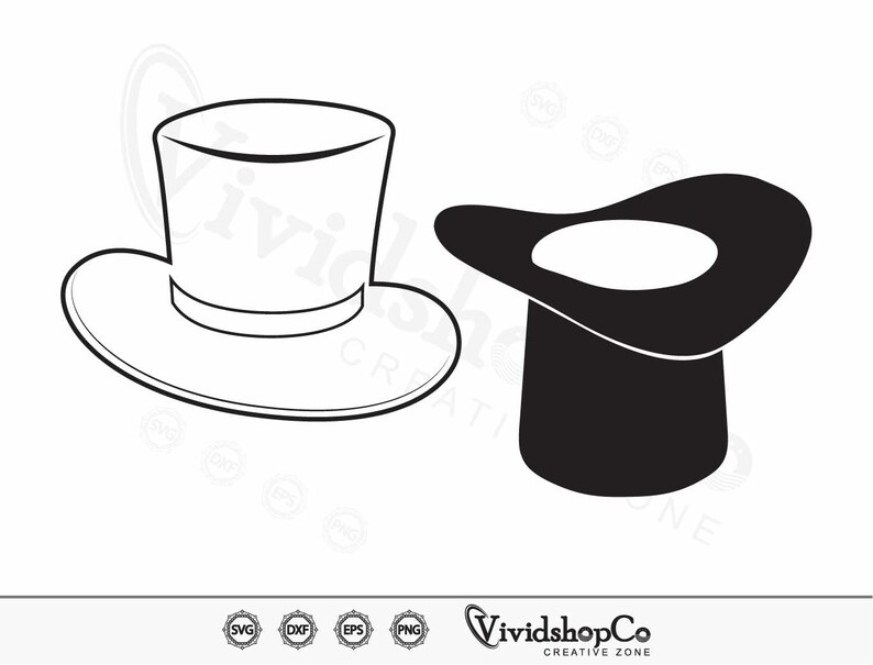 Magic Hat SVG, Hat SVG, Magic Hat Svg Cut File, Magic Hat Vector Icon ...