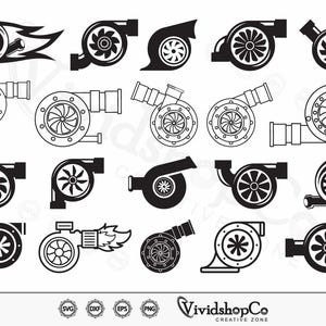 Turbobatter SVG,Turbo Ladegerät svg,Turbo svg, AutoTurbobatter svg, Automechaniker svg, Clipart, Silhouette, Dateien für Cricut, Vektor, png