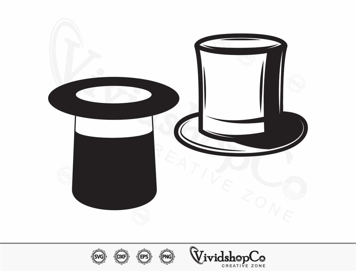 Magic Hat SVG, Hat SVG, Magic Hat Svg Cut File, Magic Hat Vector Icon ...