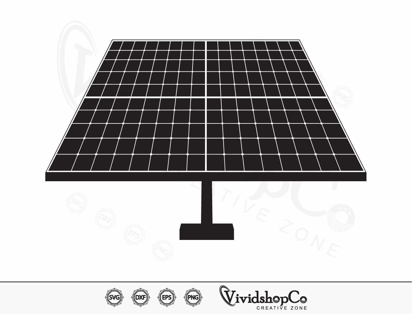 Solar Panel SVG, Solar Svg, Renewable Energy Svg, Solar Power Svg ...