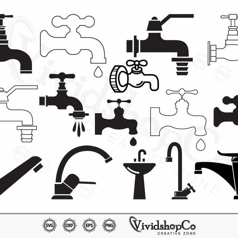 Svg Faucet Pattern Faucet Svg - Etsy