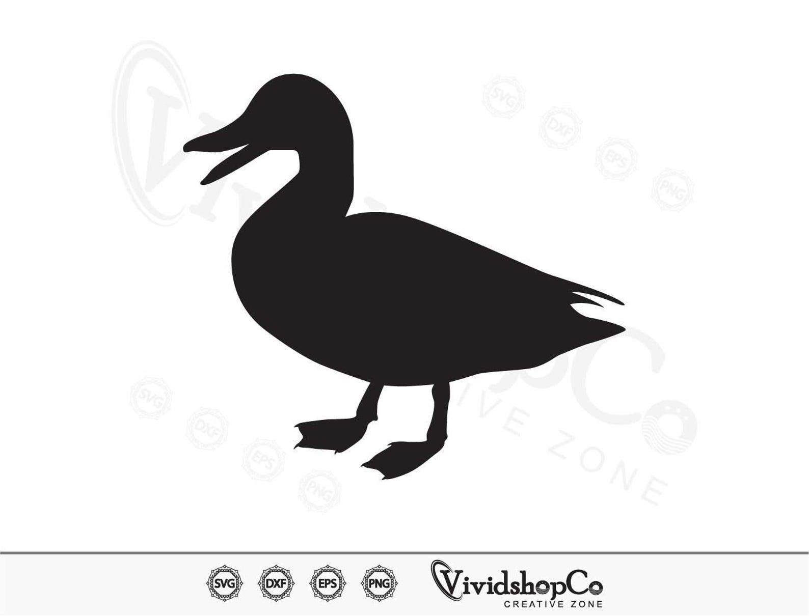 Duck SVG, Animal Svg, Duck Hunting Svg, Flying Duck Svg, Clipart, Cut ...