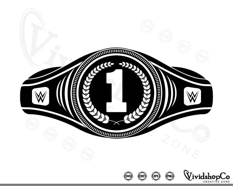 Championship Belt Svg Clipart Cut Files for Silhouette - Etsy