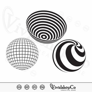 Spheres SVG, Globe Grid Svg, Clipart, Cut Files for Silhouette, Files ...