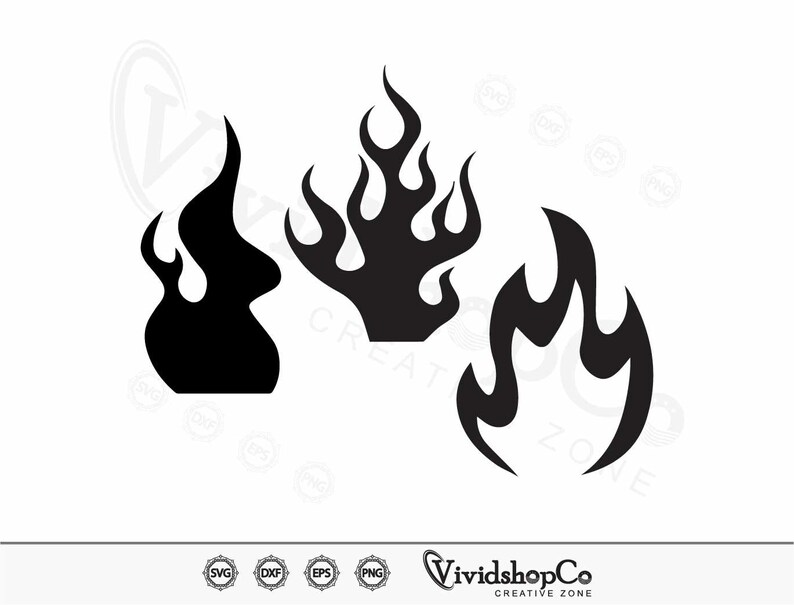 Fire Svg, Fire Flame Svg, Flame Svg, Fire Clipart, Fire Cut Files for ...