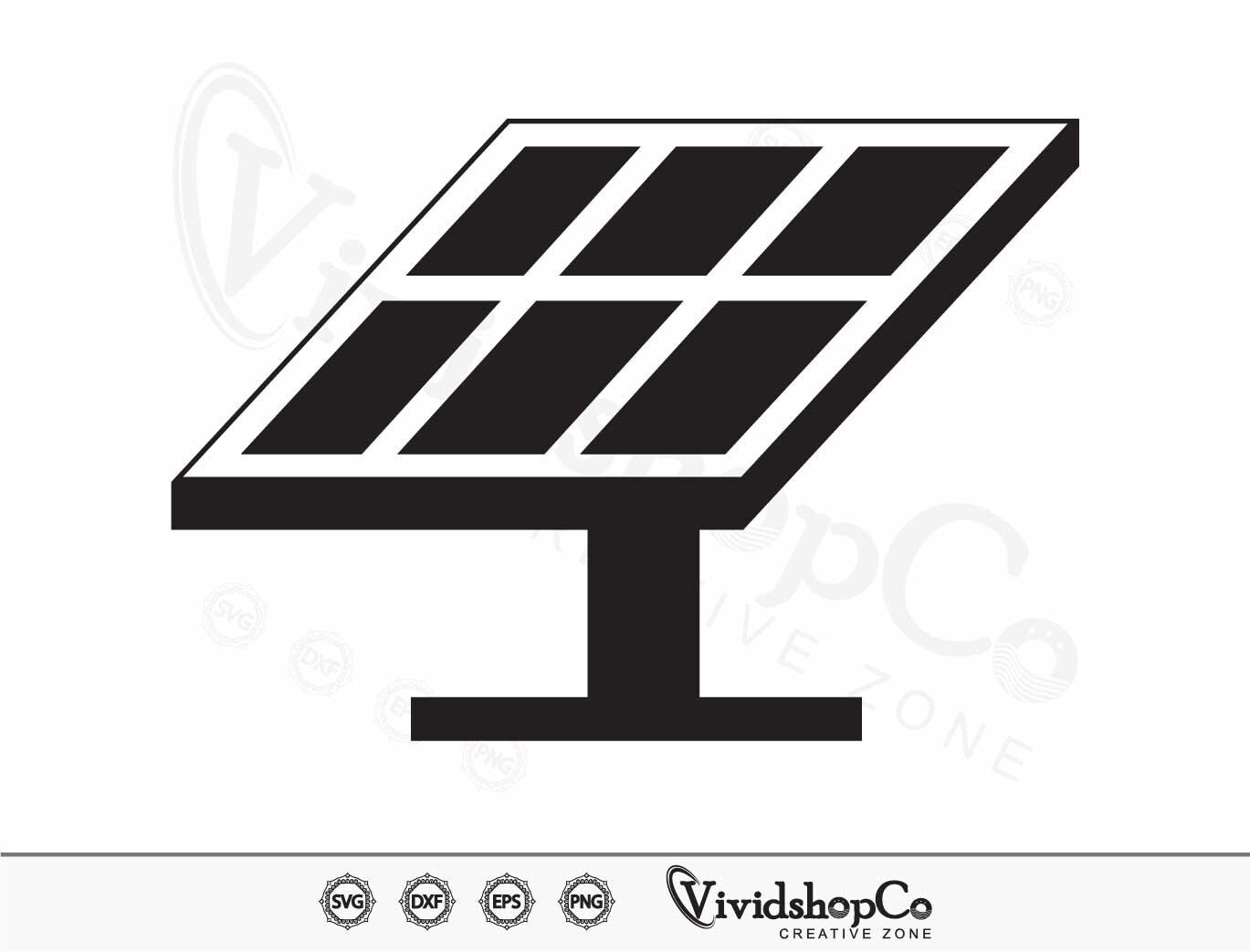 Solar Panel SVG, Solar Svg, Renewable Energy Svg, Solar Power Svg ...