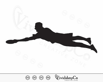 Ultimative Frisbee SVG, Frisbee svg, Sport svg, Frisbee Player, Disc Golf  svg, Clipart, Schnittdateien für Silhouette, Cricut, Vektor, dxf, png, image size:340x270