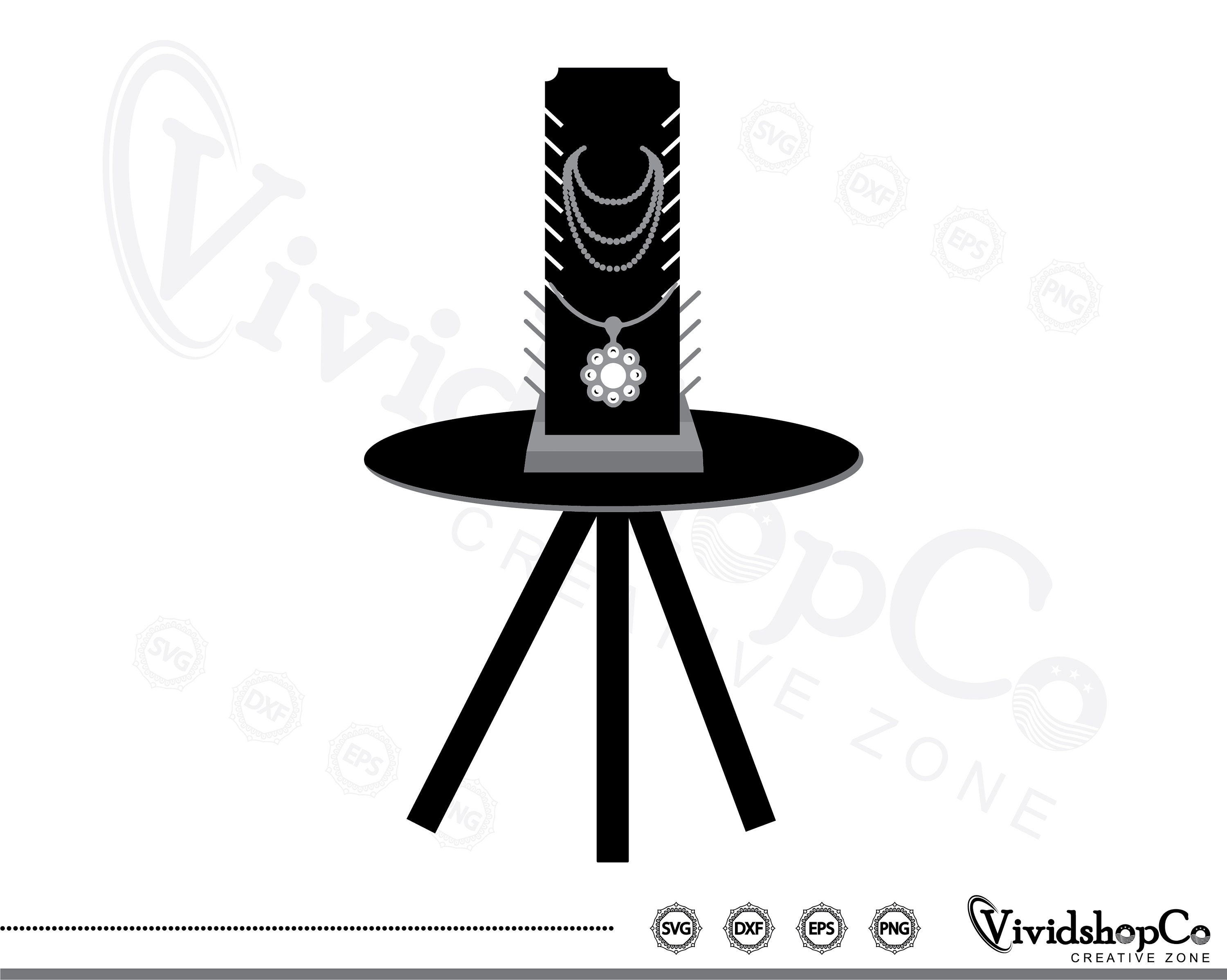 Jewelry Stand SVG Jewelry svg Jewelry Clipart Jewelry Cut Etsy