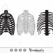 Rib Cage SVG, Skeleton Rib Cage Svg, Skeleton Svg, Human Ribs Svg ...