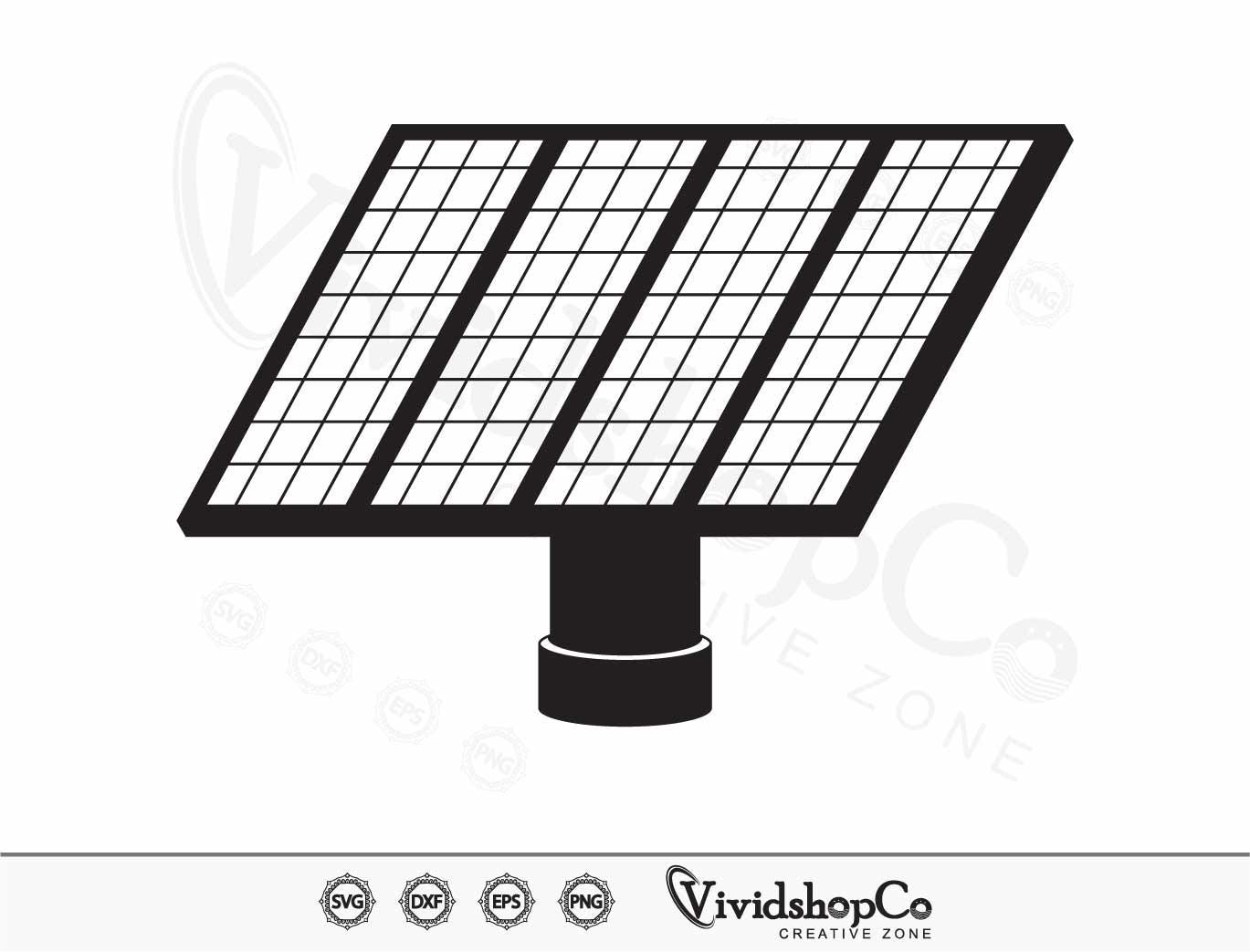 Solar Panel SVG, Solar Svg, Renewable Energy Svg, Solar Power Svg ...