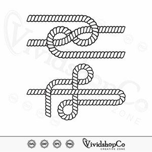 Rope SVG, Nautical Rope Svg, Nautical Knot Svg, Rope Frame Svg, Clipart ...