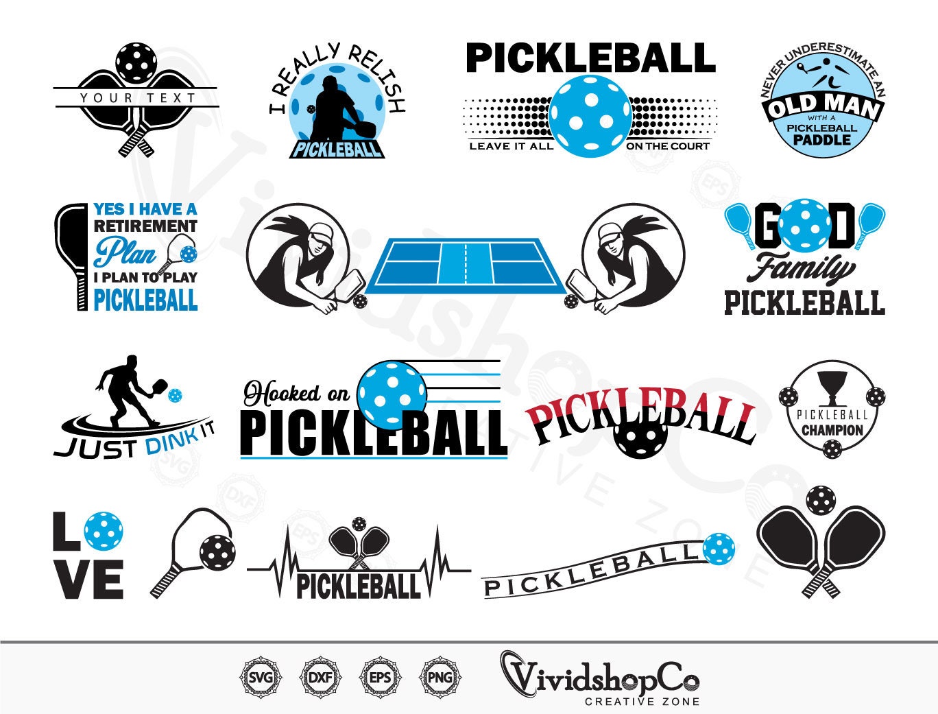 Pickleball SVG Bundle Pickleball SVG Pickleball Cricut Etsy Canada
