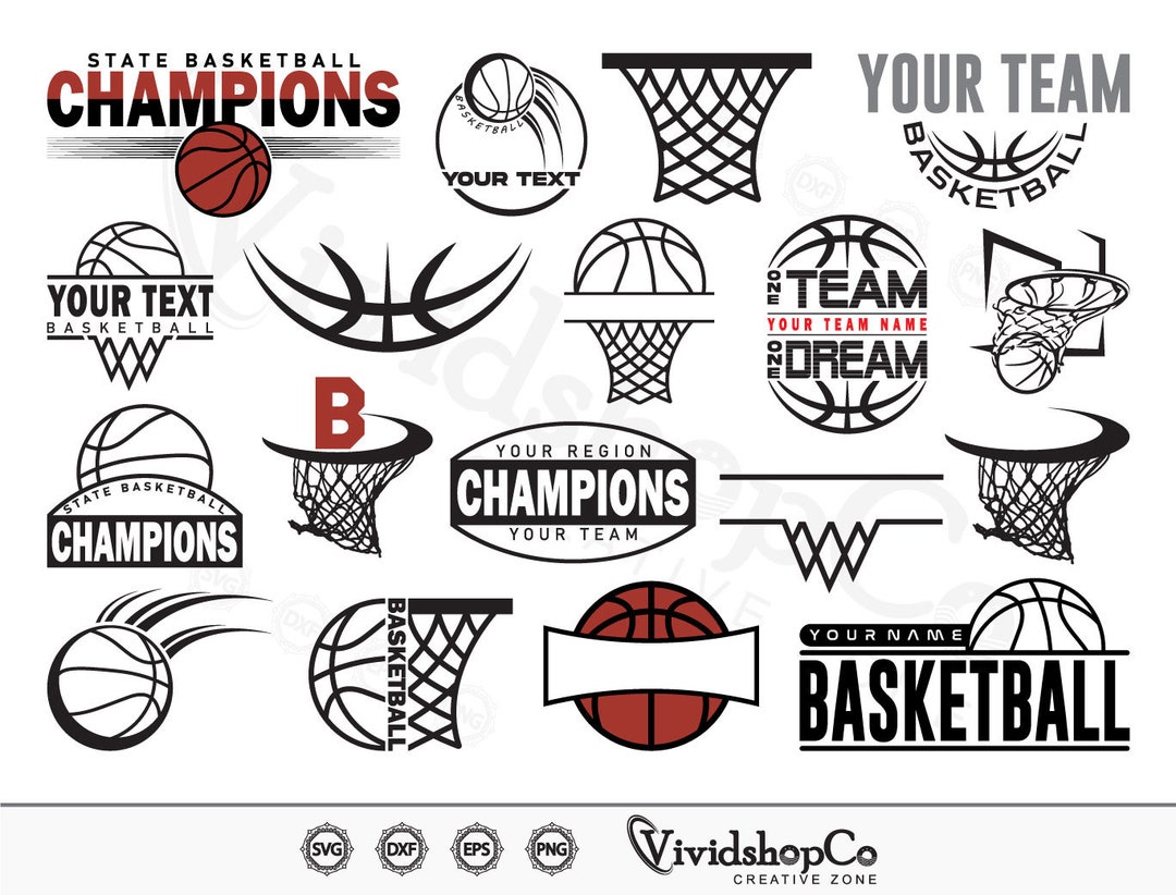 Championship trophy logo design - basketball Vector Image