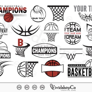 Basketball Champions svg, Champions svg, Sports Champions svg, Basketball SVG, Clipart, Cut Files for Silhouette, Files for Cricut, Vector