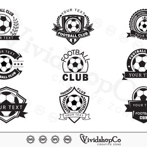 Soccer Club svg, Football Team svg, Sports svg, Soccer Club Clipart, Cut Files for Silhouette, Files for Cricut, Vector, dxf, png, Design