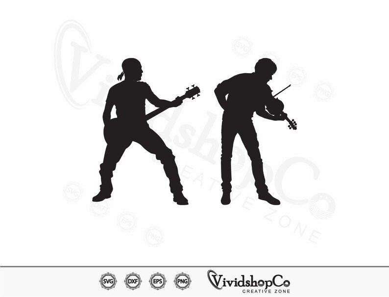 Musicians SVG, Music Svg, Musical Notes Svg, Clipart, Cut Files for ...
