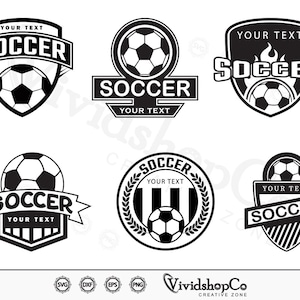 Soccer Club svg,  Football Team svg, Sports svg, Soccer Club Clipart, Cut Files for Silhouette, Files for Cricut, Vector, dxf, png, Design