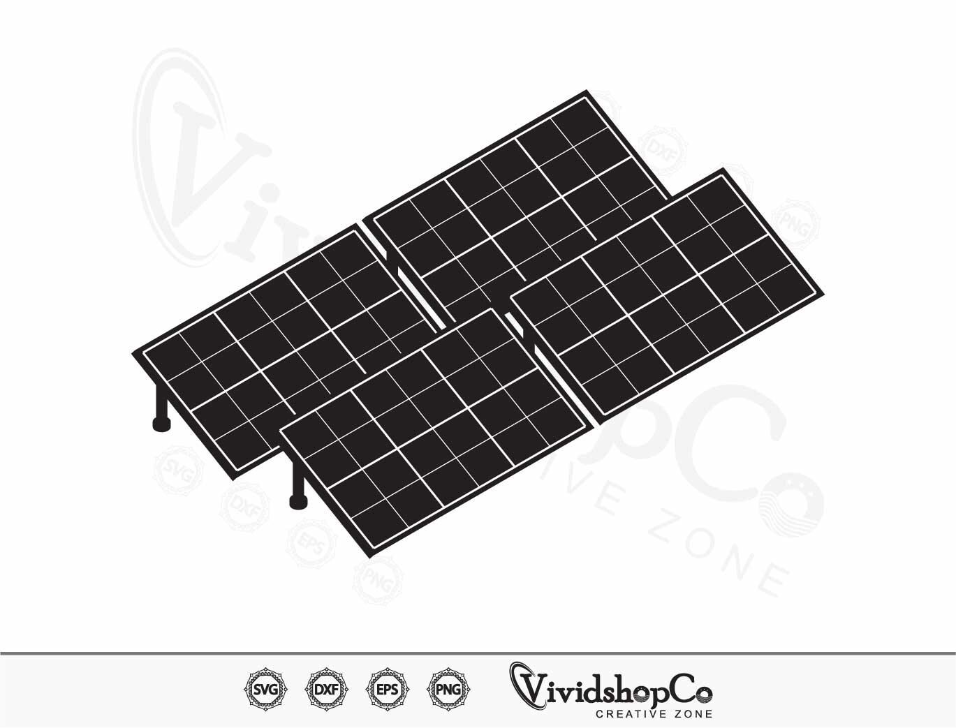 Solar Panel SVG, Solar Svg, Renewable Energy Svg, Solar Power Svg ...